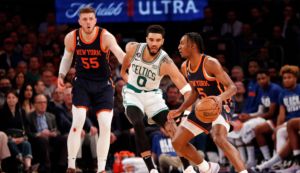 New York Knicks Win Their Sixth Consecutive Game Against The Boston Celtics