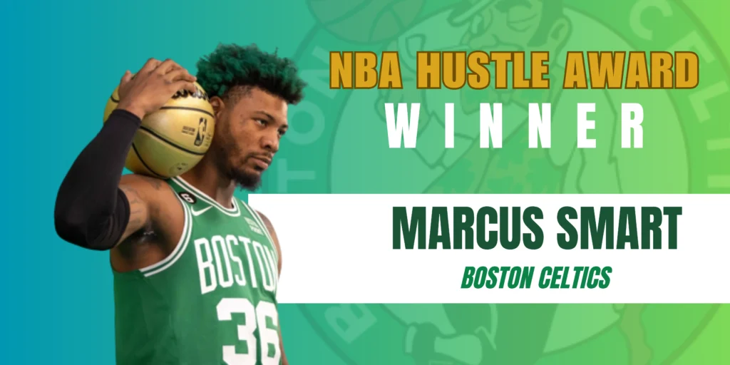 Marcus Smart Of Boston Celtics Wins NBA Hustle Award